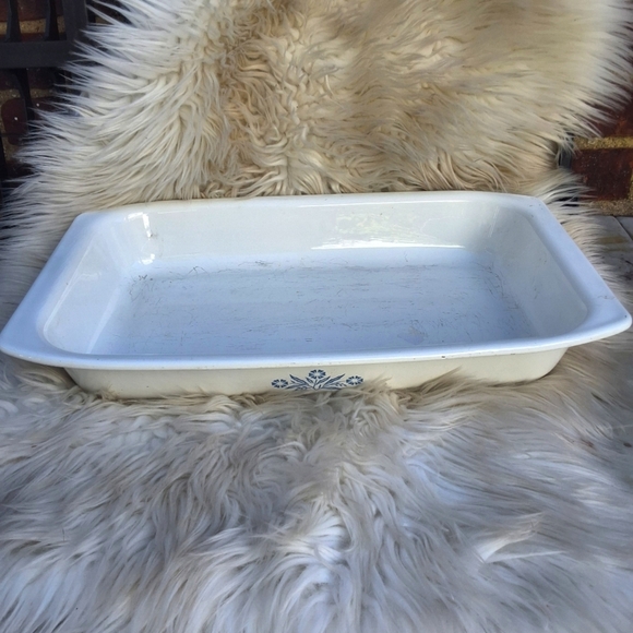 Vintage Corning Ware Rare Cornflower P-76 Rectangular  Roasting/ Lasagna dish - Picture 1 of 15